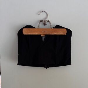 Solemio Black Corset Top Nwot Women’s Sexy Chic Lingerie Crop Top Size Small S